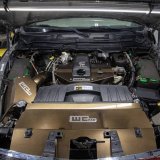 Wehrli 10-12 Cummins Fabricated Aluminum Radiator Cover - Cat Yellow thumbnail 3