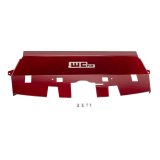 Wehrli 10-12 Cummins Fabricated Aluminum Radiator Cover - WCFab Red thumbnail 1
