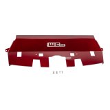 Wehrli 10-12 Cummins Fabricated Aluminum Radiator Cover - WCFab Red thumbnail 2