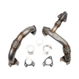 Wehrli 11-16 Duramax LML Stainless 2in Up Pipe Kit w/ Gaskets thumbnail 1