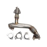 Wehrli 11-16 Duramax LML Stainless 2in Up Pipe Kit w/ Gaskets (Passenger Side) thumbnail 1