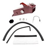 Wehrli 19-23 Cummins 6.7L Coolant Tank (OEM Placement) - WCFab Red thumbnail 1