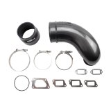 Wehrli 11-16 Duramax LML 5 in. Intake Horn - Semi-Gloss Black thumbnail 4