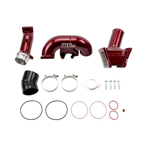 Wehrli 06-07 Chevrolet Duramax LBZ 3in. Y-Bridge Kit - WCFab Red thumbnail 1