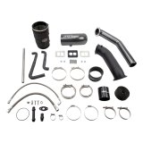 Wehrli 2004.5-07 Cummins 5.9L S400 High Mount Turbo 2nd Gen Swap Kit - Gun Metal thumbnail 2