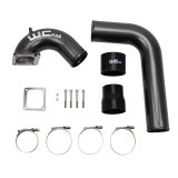 Wehrli 03-07 Cummins 5.9L D/S 3.5in. Intake Horn IC Pipe - Bengal Red thumbnail 1