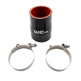 Wehrli 2.75in. x 3in. ID Straight Reducer 4.5in. Long Silicone Boot and Clamp Kit thumbnail 1