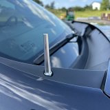 Wehrli 20-25 Chevy Silverado Billet TIG Torch Stubby Antenna - Raw Aluminum thumbnail 1