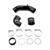 Wehrli 2017+ Ford 6.7L Power Stroke 3.5in Cold Side Intercooler Pipe - Gloss Black thumbnail 1