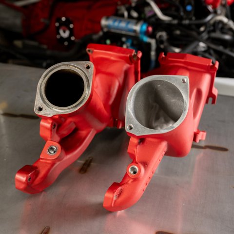 Wehrli 11-16 Chevrolet 6.6L LML Duramax High Flow Y-Bridge Kit - Candy Red thumbnail 8