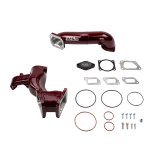 Wehrli 11-16 Chevrolet 6.6L LML Duramax High Flow Y-Bridge Kit - WCFab Red thumbnail 1