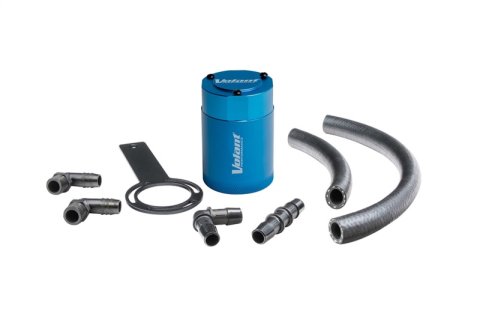 Volant 19-23 Dodge Ram 1500 5.7L V8 3oz Aluminum Oil Catch Can w/Mounting Bracket - Blue