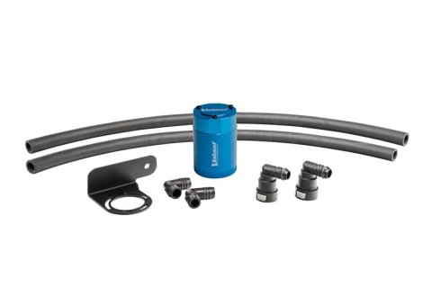 Volant 11-25 Ford F-150 3.5L Turbo Auto 3oz Aluminum Oil Catch Can w/Mounting Bracket - Blue