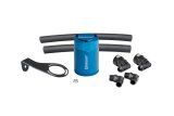 Volant 21-25 Ford Bronco 2.7L Turbo Auto 3oz Aluminum Oil Catch Can w/Mounting Bracket - Blue thumbnail 2