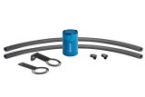 Volant Universal 5/8in Connection 3oz Aluminum Oil Catch Can w/Mounting Bracket - Blue thumbnail 1