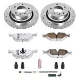 Power Stop 03-08 BMW Z4 Rear Z26 Street Warrior Brake Kit thumbnail 1