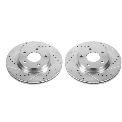 Power Stop 13-19 Nissan Sentra Front Evolution Drilled & Slotted Rotors - Pair thumbnail 3