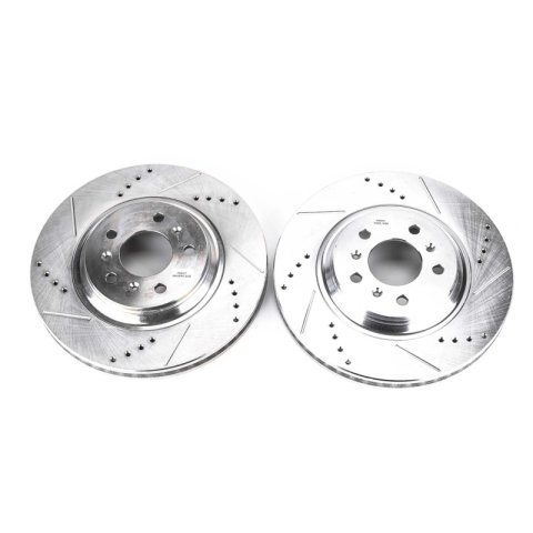Power Stop 08-09 Buick Allure Front Evolution Drilled & Slotted Rotors - Pair thumbnail 2