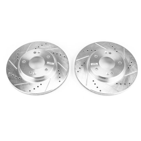 Power Stop 17-19 Hyundai Ioniq Front Evolution Drilled & Slotted Rotors - Pair thumbnail 1