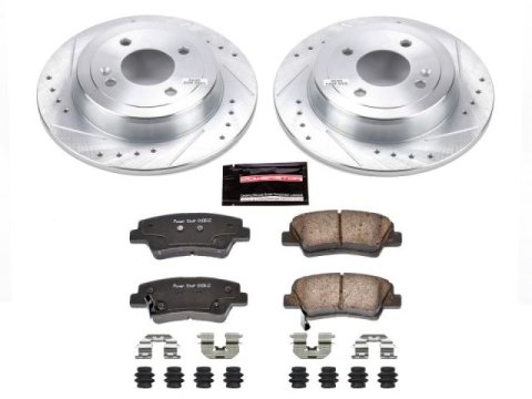 Power Stop 12-18 Hyundai Accent Rear Z23 Evolution Sport Brake Kit thumbnail 1