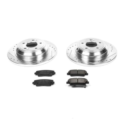 Power Stop 2009 Hyundai Genesis Rear Z23 Evolution Sport Brake Kit thumbnail 1