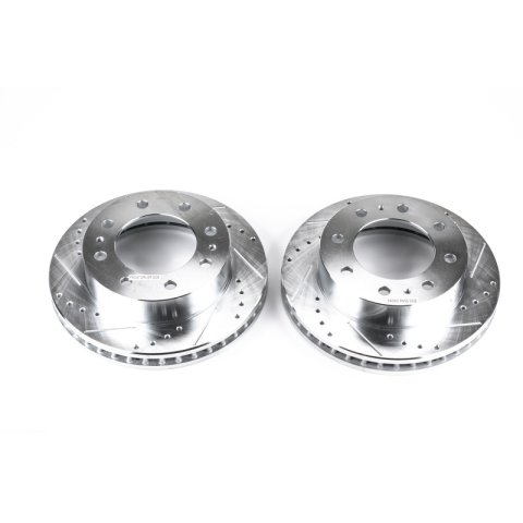 Power Stop 02-04 Chevrolet Avalanche 2500 Front Evolution Drilled & Slotted Rotors - Pair thumbnail 2