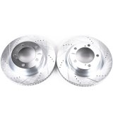 Power Stop 16-21 Toyota Land Cruiser Front Evolution Drilled & Slotted Rotors - Pair thumbnail 3