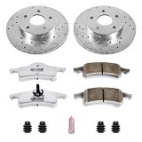 Power Stop 99-04 Jeep Grand Cherokee Rear Z26 Street Warrior Brake Kit thumbnail 1