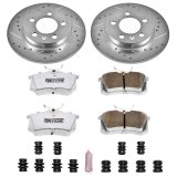 Power Stop 00-06 Audi TT Quattro Rear Z26 Street Warrior Brake Kit thumbnail 1