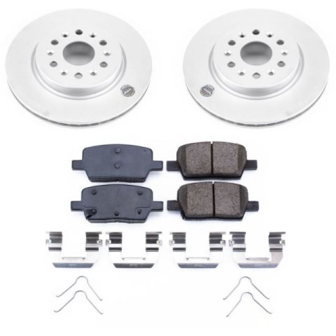 Power Stop 18-19 Buick Enclave Rear Z17 Evolution Geomet Coated Brake Kit thumbnail 1