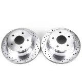 Power Stop 97-05 Chevrolet Blazer Rear Evolution Drilled & Slotted Rotors - Pair thumbnail 3