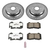 Power Stop 10-16 Hyundai Genesis Coupe Rear Z26 Street Warrior Brake Kit thumbnail 1