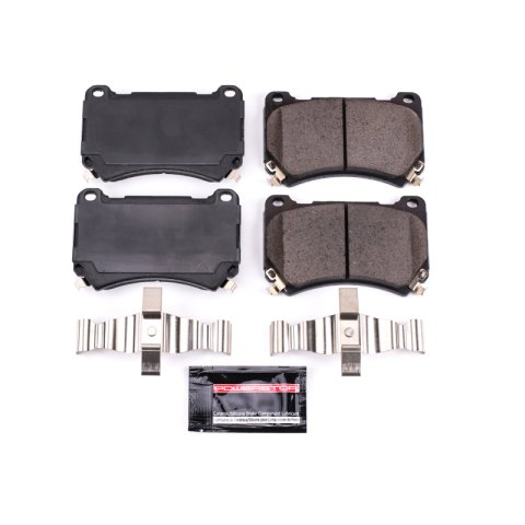 Power Stop 2011 Hyundai Equus Front Z23 Evolution Sport Brake Pads w/Hardware thumbnail 2