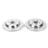 Power Stop 15-17 Ford F-150 Rear Evolution Drilled & Slotted Rotors - Pair thumbnail 3