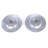 Power Stop 03-06 Mercedes-Benz CLK500 Front Evolution Drilled & Slotted Rotors - Pair thumbnail 1