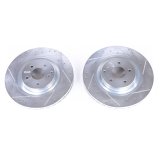 Power Stop 03-06 Mercedes-Benz CLK500 Front Evolution Drilled & Slotted Rotors - Pair thumbnail 2