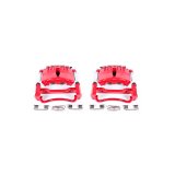 Power Stop 99-02 Ford Mustang Front Red Calipers w/Brackets - Pair thumbnail 1