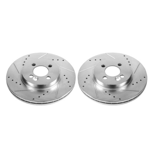 Power Stop 07-16 Mini Cooper Front Evolution Drilled & Slotted Rotors - Pair thumbnail 1