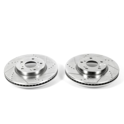 Power Stop 13-19 Honda Accord Front Evolution Drilled & Slotted Rotors - Pair thumbnail 1