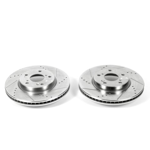 Power Stop 13-19 Honda Accord Front Evolution Drilled & Slotted Rotors - Pair thumbnail 2