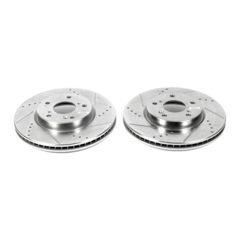 Power Stop 13-19 Honda Accord Front Evolution Drilled & Slotted Rotors - Pair thumbnail 3
