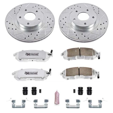 Power Stop 02-04 Infiniti I35 Front Z26 Street Warrior Brake Kit thumbnail 1