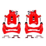 Power Stop 05-14 Ford Mustang Rear Red Calipers w/Brackets - Pair thumbnail 3