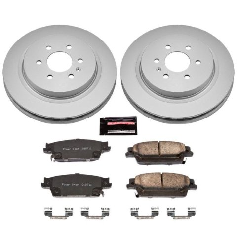 Power Stop 04-09 Cadillac SRX Rear Z17 Evolution Geomet Coated Brake Kit thumbnail 1