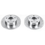 Power Stop 99-04 Audi A6 Quattro Rear Evolution Drilled & Slotted Rotors - Pair thumbnail 1
