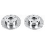 Power Stop 99-04 Audi A6 Quattro Rear Evolution Drilled & Slotted Rotors - Pair thumbnail 3