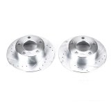 Power Stop 95-04 Audi A6 Rear Evolution Drilled & Slotted Rotors - Pair thumbnail 1