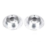 Power Stop 95-04 Audi A6 Rear Evolution Drilled & Slotted Rotors - Pair thumbnail 2