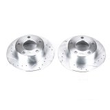 Power Stop 95-04 Audi A6 Rear Evolution Drilled & Slotted Rotors - Pair thumbnail 3