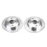 Power Stop 1997 Acura CL Rear Evolution Drilled & Slotted Rotors - Pair thumbnail 3